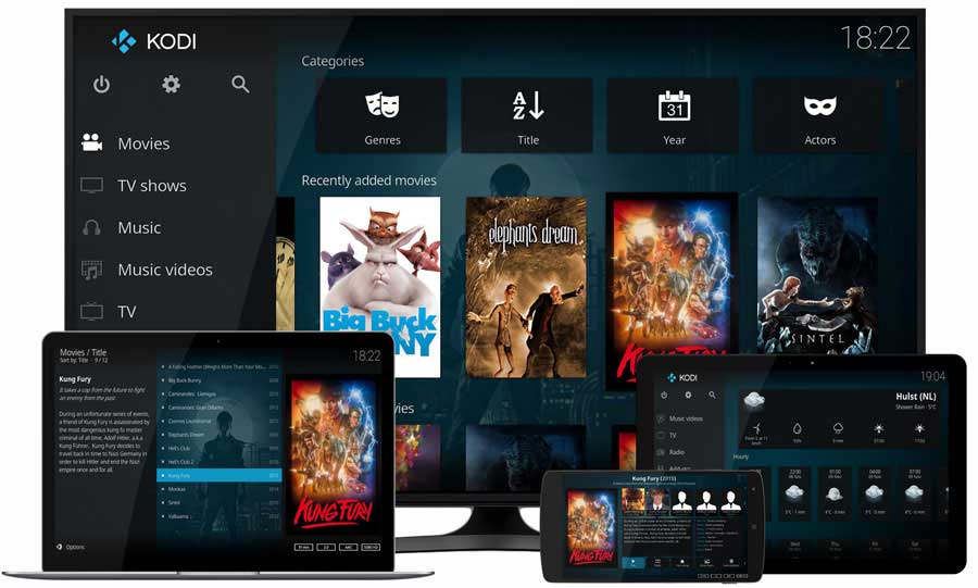 Cập nhật Kodi 18.7 