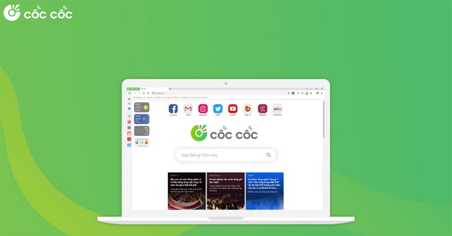 Download Cốc Cốc 120.0.210 Trình duyệt web hỗ trợ tải video, tải file cực nhanh