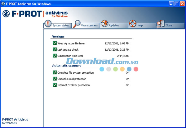 Phần mềm diệt virus F-Prot