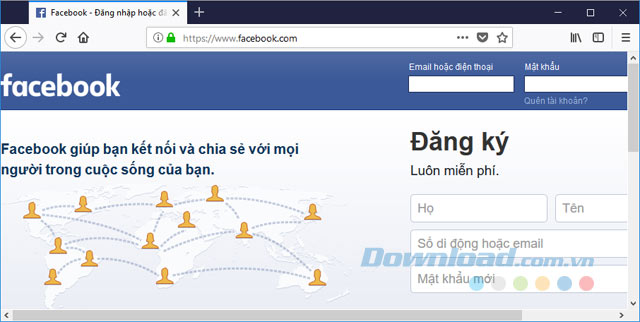 Duyệt Facebook