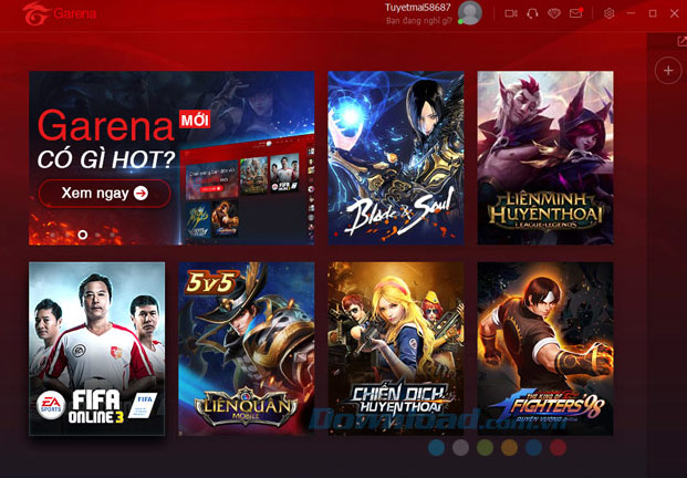 Download Garena PC - Công cụ hỗ trợ chơi game trực tuyến miễn phí.