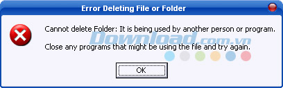 Những lỗi thường gặp khi xóa file trên Windows