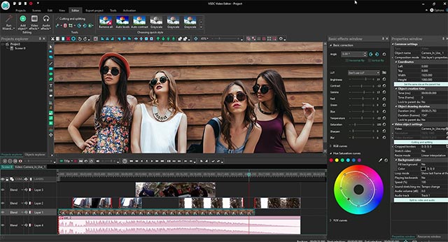 VSDC Free Video Editor là phần mềm chỉnh sửa, sản xuất video đa chức năng