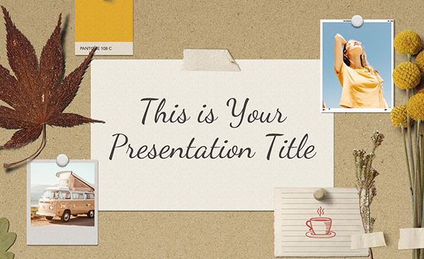 Download Mẫu slide PowerPoint Moodboard Vintage Mẫu slide thuyết trình phong cách Moodboard cổ điển