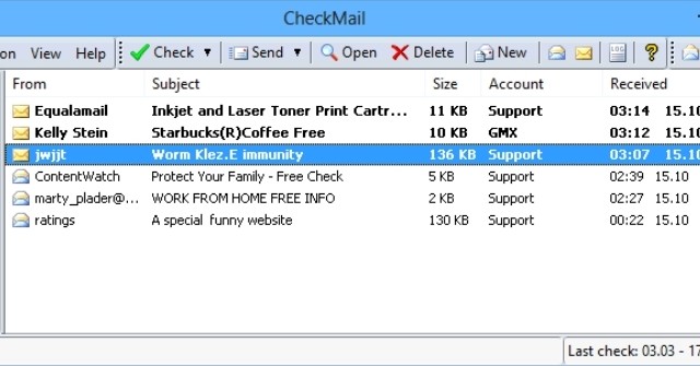 Download CheckMail 5.18.1 Phần mềm hỗ trợ kiểm tra email nhanh