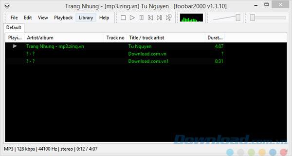 Foobar2000 phiên bản mới nhất