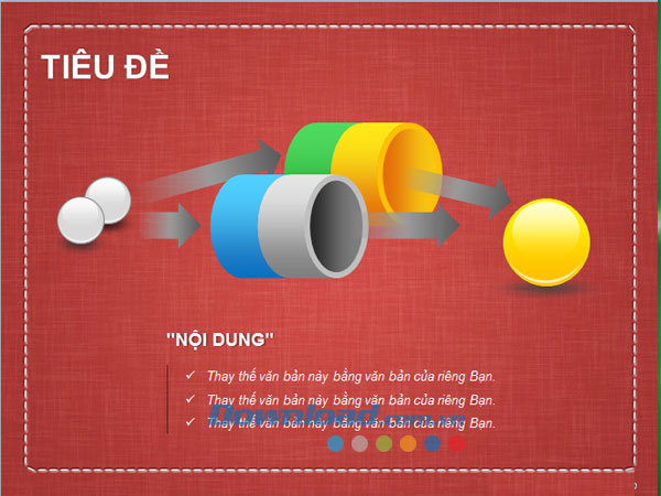 Mẫu slide thuyết trình nhiều chủ đề