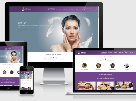 Spa Lab – Theme WordPress Salon làm đẹp, làm tóc, thẩm mỹ viện