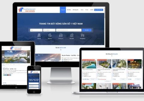 Theme WordPress bất động sản cao cấp mẫu số 38