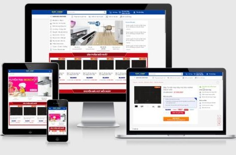 Theme wordpress bán thiết bị bếp mẫu số 3