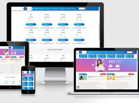 Thiết kế website bán gói cước data 4G, 3G