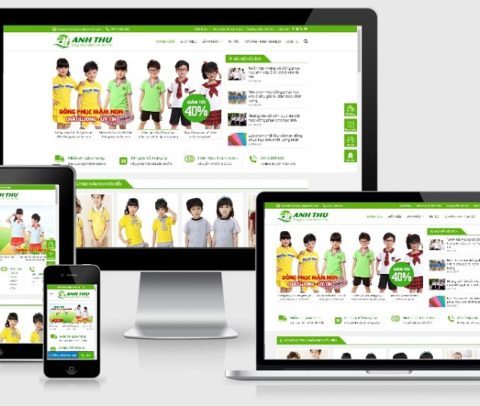 Theme WordPress bán đồng phục mầm non