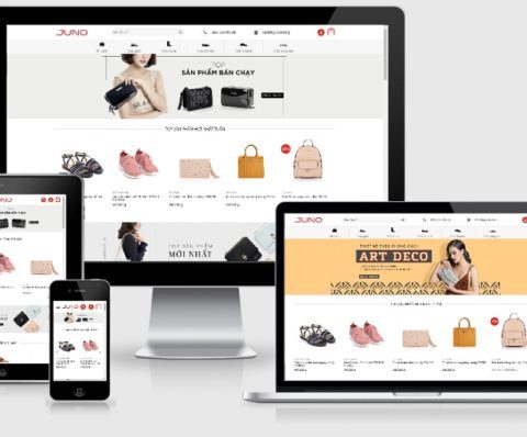 Theme WordPress bán giày dép thời trang giống Juno