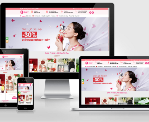 Theme WordPress mỹ phẩm đã Việt hóa mẫu số 2 [Full Code]