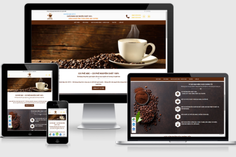 Theme wordpress bán hạt cà phê, nông sản