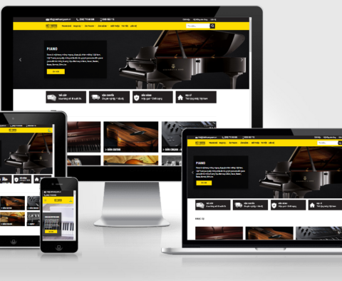 Theme WordPress bán nhạc cụ, thiết bị âm thanh, ánh sáng