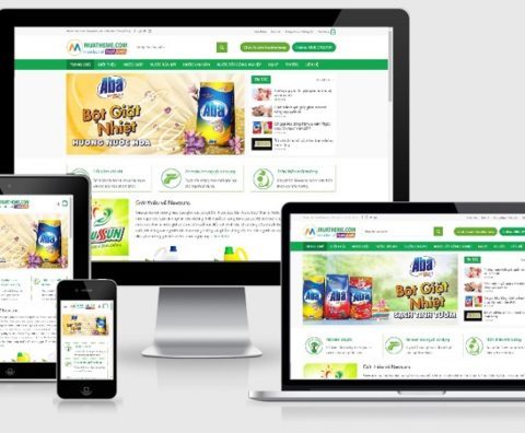 Theme WordPress bán nước giặt, bột giặt, hóa mỹ phẩm – VietSuns