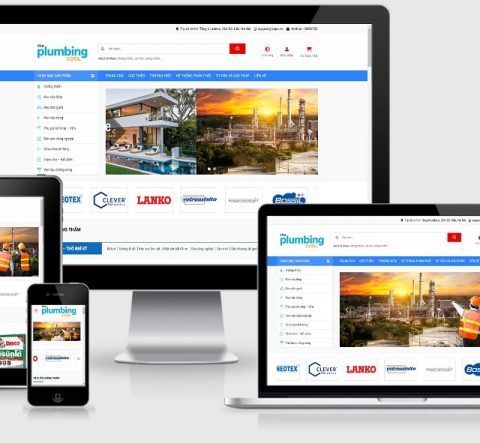 Thiết kế website bán sơn chống thấm – Vật liệu xây dựng