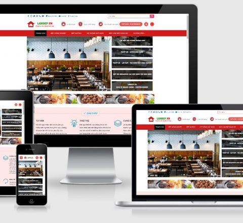 Theme wordpress bán thiết bị bếp nhà hàng