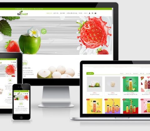 Theme WordPress trái cây – thực phẩm sạch