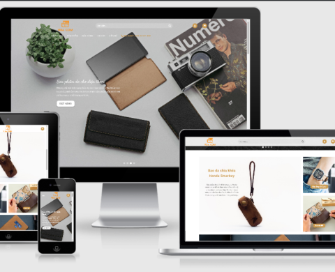 Thiết kế website bán ví da thời trang đẹp tuyệt vờ