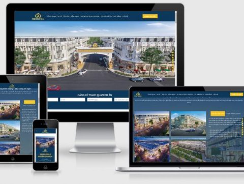 Theme WordPress Landing Page bất động sản mẫu Icon City