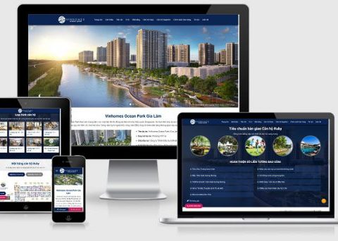 Thiết kế landing page động sản đẹp mẫu số 30