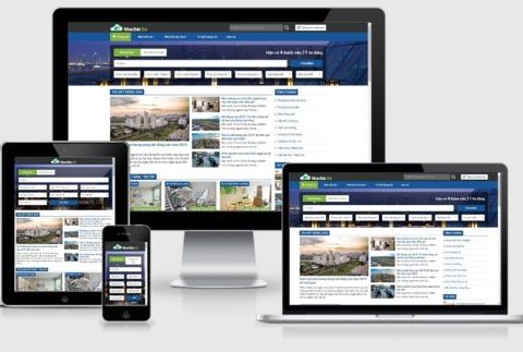 Theme WordPress bất động sản có tính năng đăng tin – Mẫu số 34