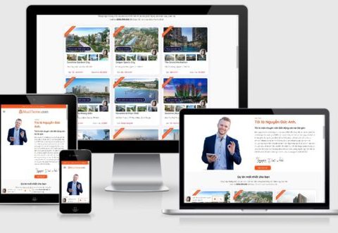 Thiết kế website bất động sản cho chuyên viên tư vấn cá nhân
