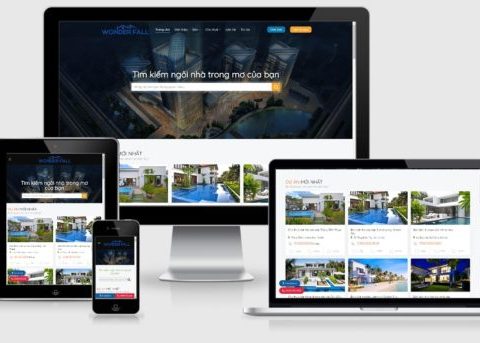 Thiết kế web cho thuê – bán bất động sản mẫu số 37