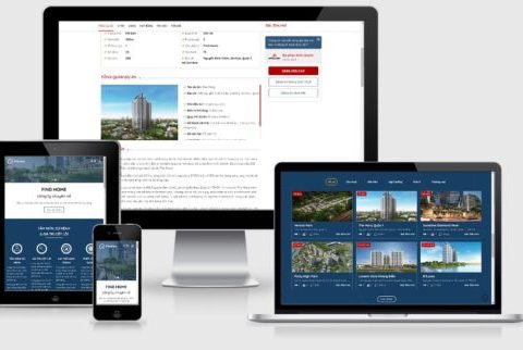 Theme WordPress bất động sản mẫu số 39