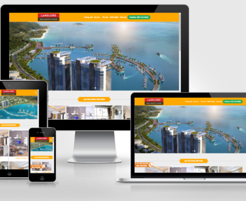 Theme WordPress bất động sản mẫu số 6