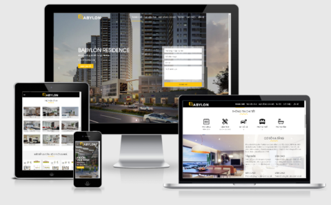 Theme WordPress bất động sản mẫu số 8 – Babylon Residence