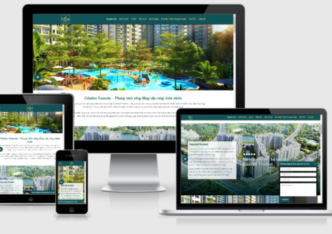 Theme Wordpres bất động sản mẫu số 10 – Dự án Celadon Gamuda