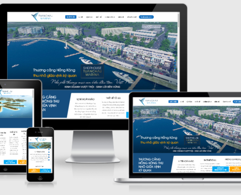 Theme bất động sản WordPress mẫu số 13 – Marina Tuần Châu