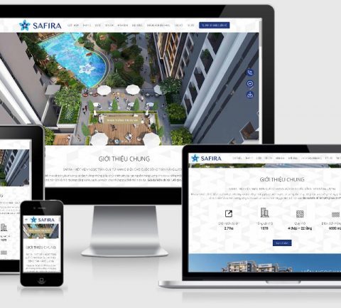 Theme WordPress dự án bất động sản mẫu số 17 – Safira