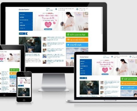 Theme WordPress bệnh viện, theme WordPress phòng khám mẫu số 1