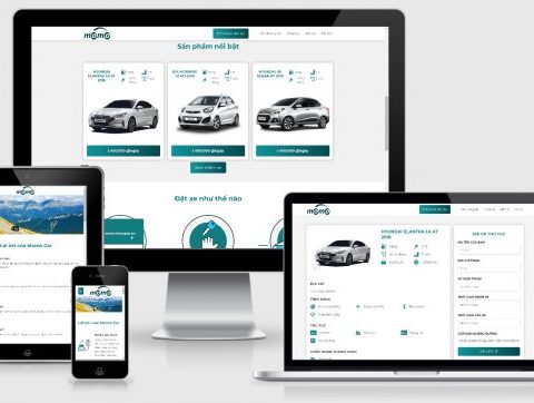 Theme WordPress cho thuê, đi chung xe oto mẫu số 3