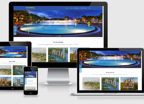 Thiết kế website dành cho công ty bất động sản – EvoReal