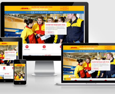 Thiết kế website giới thiệu công ty chuyển phát nhanh
