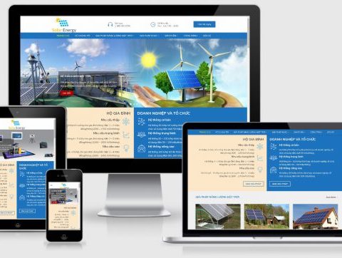 Theme WordPress năng lượng mặt trời Solar Energy