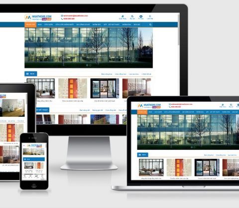 Thiết kế website dịch vụ cơ khí hàn sắt nhôm kính rèm cửa