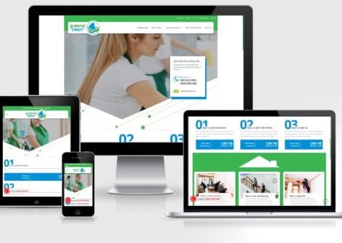 Theme WordPress dịch vụ vệ sinh, dọn dẹp nhà cửa – Greener Clean