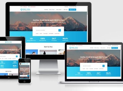 Thiết kế website dịch vụ làm visa, hộ chiếu