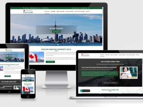 Theme WordPress tư vấn du học, định cư nước ngoài mẫu số 3