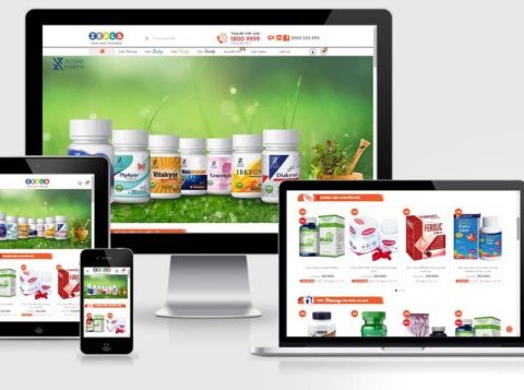 Thiết kế website dược phẩm mẫu số 3