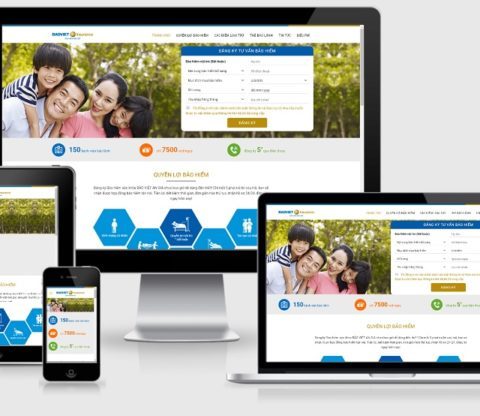 Theme WordPress giới thiệu công ty bảo hiểm nhân thọ