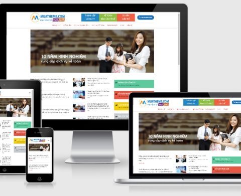 Thiết kế website giới thiệu công ty dịch vụ kế toán báo cáo thuế