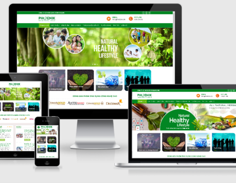 Theme WordPress giới thiệu công ty dược phẩm