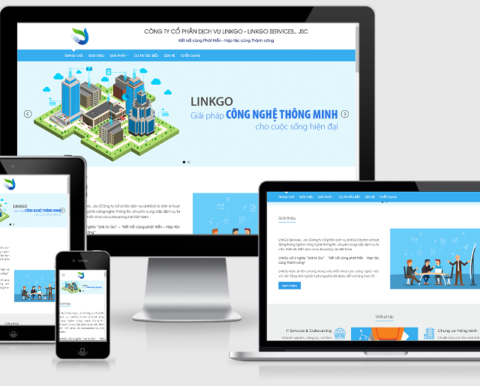 Thiết kế website giới thiệu công ty đẹp – LinkGo
